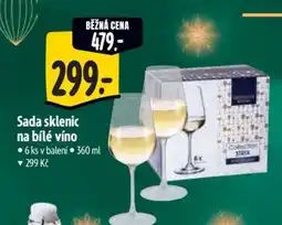 Albert Sada sklenic na bílé víno nabídka