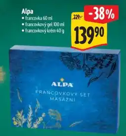 Albert Alpa Francovkový set masážní nabídka