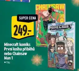 Albert Minecraft komiks První kniha příběhů nebo Chainsaw Man 1 nabídka
