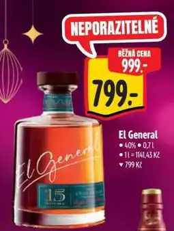 Albert EL GENERAL nabídka