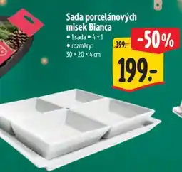 Albert Sada porcelánových misek Bianca nabídka