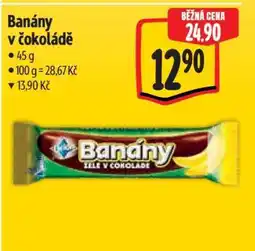 Albert Banány v čokoládě nabídka