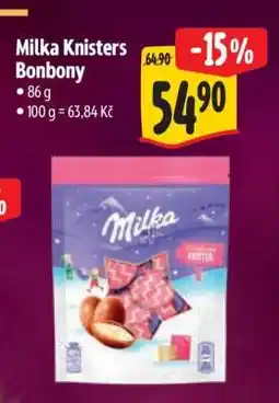 Albert Milka Knisters Bonbony nabídka