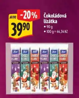 Albert Čokoládová lízátka nabídka