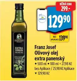 Albert Franz Josef Olivový olej extra panenský nabídka