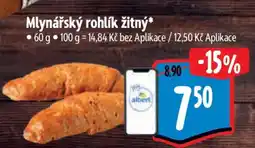 Albert Mlynářský rohlík žitný nabídka