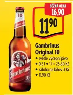 Albert Gambrinus Originál 10 nabídka