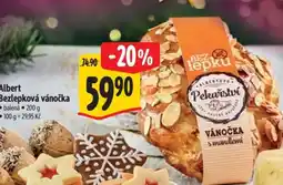 Albert Albert Bezlepková vánočka nabídka