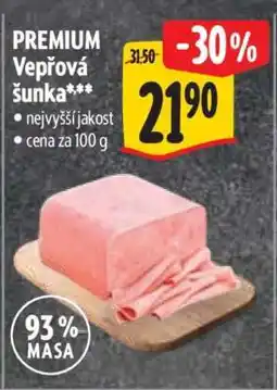 Albert PREMIUM Vepřová šunka nabídka