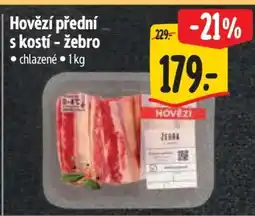 Albert Hovězí přední s kostí – žebro nabídka
