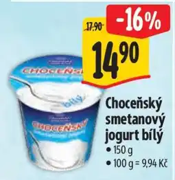 Albert Choceňský Smetanový jogurt bílý nabídka