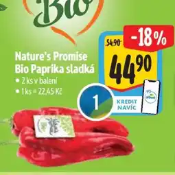 Albert Nature’s Promise Bio Paprika sladká nabídka