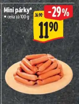 Albert Mini párky nabídka