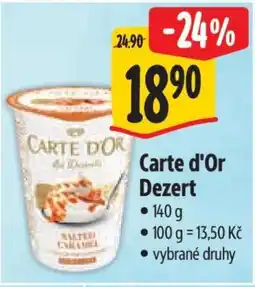 Albert CARTE D’OR DEZERT nabídka