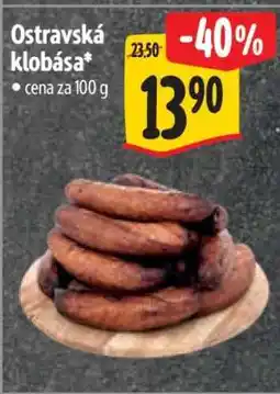 Albert Ostravská klobása nabídka