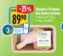 Albert Nature's Promise Bio Kuřecí stehno nabídka