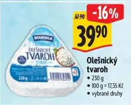 Albert Olešnický tvaroh nabídka