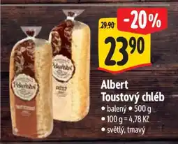 Albert Albert Toustový chléb nabídka