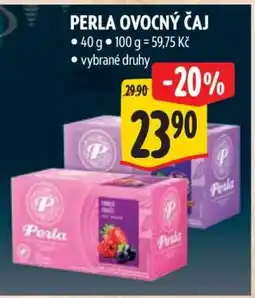 Albert PERLA OVOCNÝ ČAJ nabídka