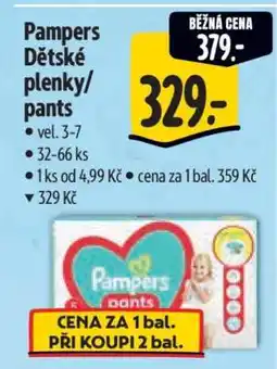 Albert PAMPERS Dětské plenky/Pants nabídka