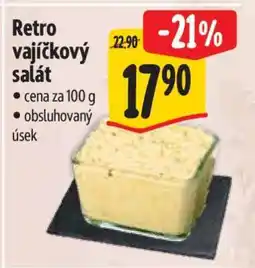 Albert Retro vaječný salát nabídka