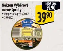 Albert Nekton Výběrové uzené šproty nabídka