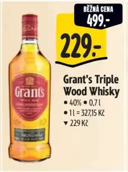 Albert Grant’s Triple Wood Whisky nabídka