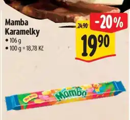 Albert MAMBA Karamelky nabídka