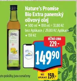 Albert Nature's Promise Bio Extra panenský olivový olej nabídka