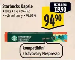 Albert Starbucks kapsle nabídka