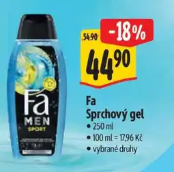 Albert Fa sprchový gel nabídka