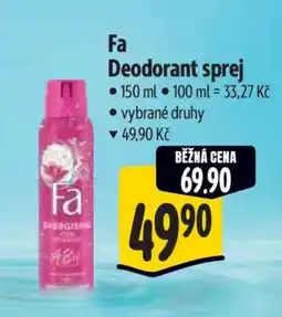 Albert Fa Deodorant sprej nabídka
