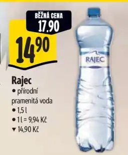 Albert Rajec přírodní pramenitá voda nabídka