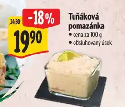 Albert Tuňáková pomazánka nabídka
