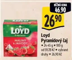 Albert Loyd pyramidový čaj nabídka
