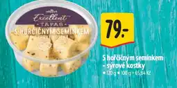 Albert S hořčičným semínkem - sýrové kostky nabídka