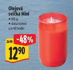 Albert Olejová svíčka mini nabídka