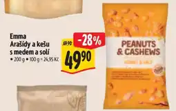 Albert Emma Arašídy a kešu s medem a solí nabídka