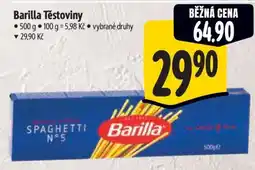 Albert Barilla těstoviny nabídka