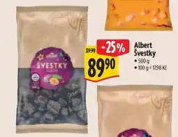 Albert Albert Švestky nabídka