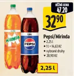 Albert Pepsi, Mirinda nabídka
