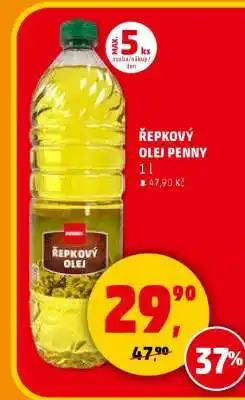 Penny Market ŘEPKOVÝ OLEJ PENNY nabídka