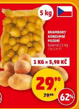 Penny Market Brambory konzumní pozdní nabídka