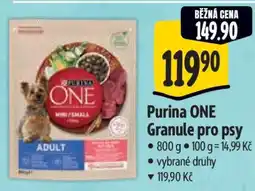 Albert PURINA ONE Granule pro psy nabídka
