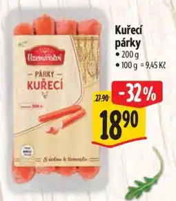 Albert Kuřecí párky nabídka