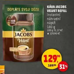 Penny Market Káva Jacobs Velvet Refill nabídka
