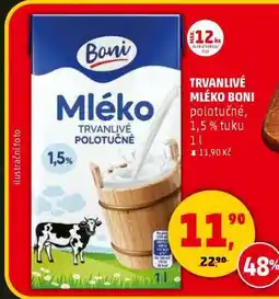 Penny Market TRVANLIVÉ MLÉKO BONI nabídka