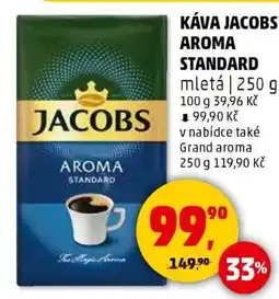 Penny Market KÁVA JACOBS AROMA STANDARD nabídka