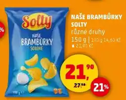 Penny Market NAŠE BRAMBŮRKY SOLTY nabídka