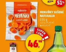 Penny Market MERUŇKY SUŠENÉ NATURALIA nabídka